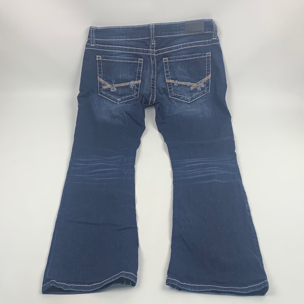 BKE BUCKLE Sabrina jeans Dark wash Flare bootcut Jeans Size 29 Stretch EUC